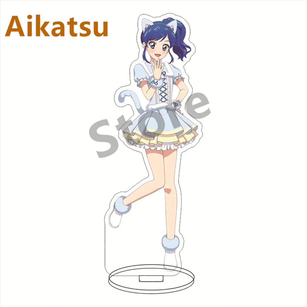 Cartoon Anime Figure Aikatsu Hoshimiya Ichigo Acrylic Stand Sign Collect Model Girl Ornaments Creativity Gift 15cm