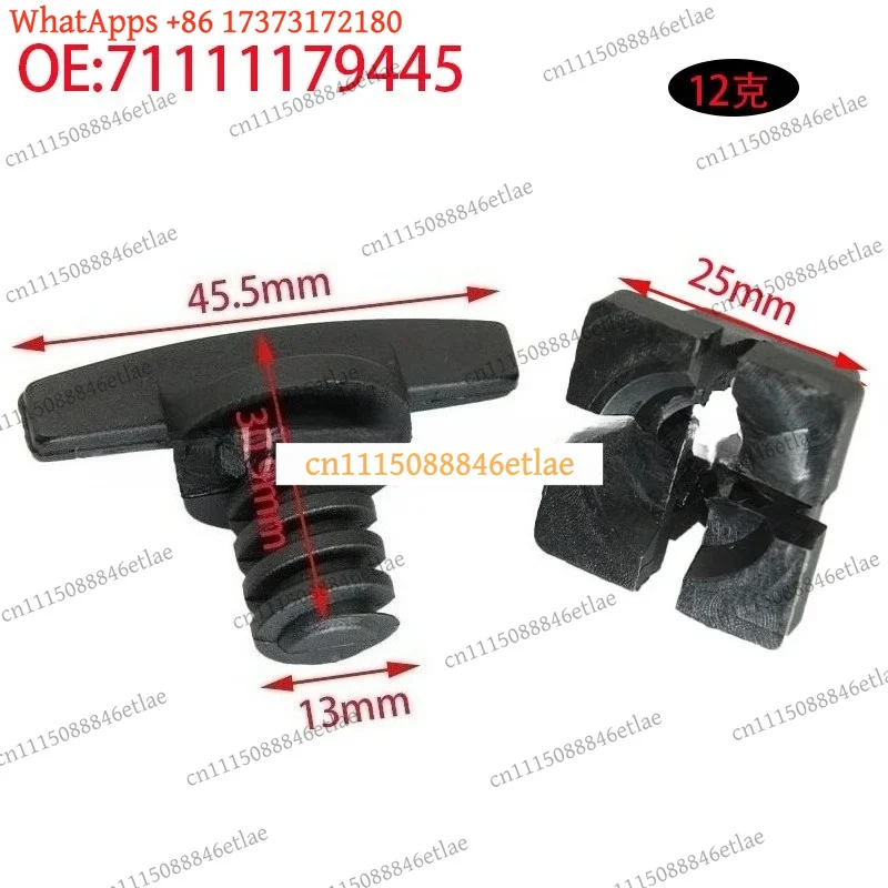 k3 Trunk Lid Retainer Clip 71111179444 for BMW E31 E34 E39 E46, Boot Fastener Replacement
