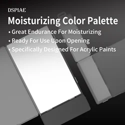 DSPIAE MP Series Moisturizing color palette for water-based paints  Moisture-retaining Palette For Acrylic Paints