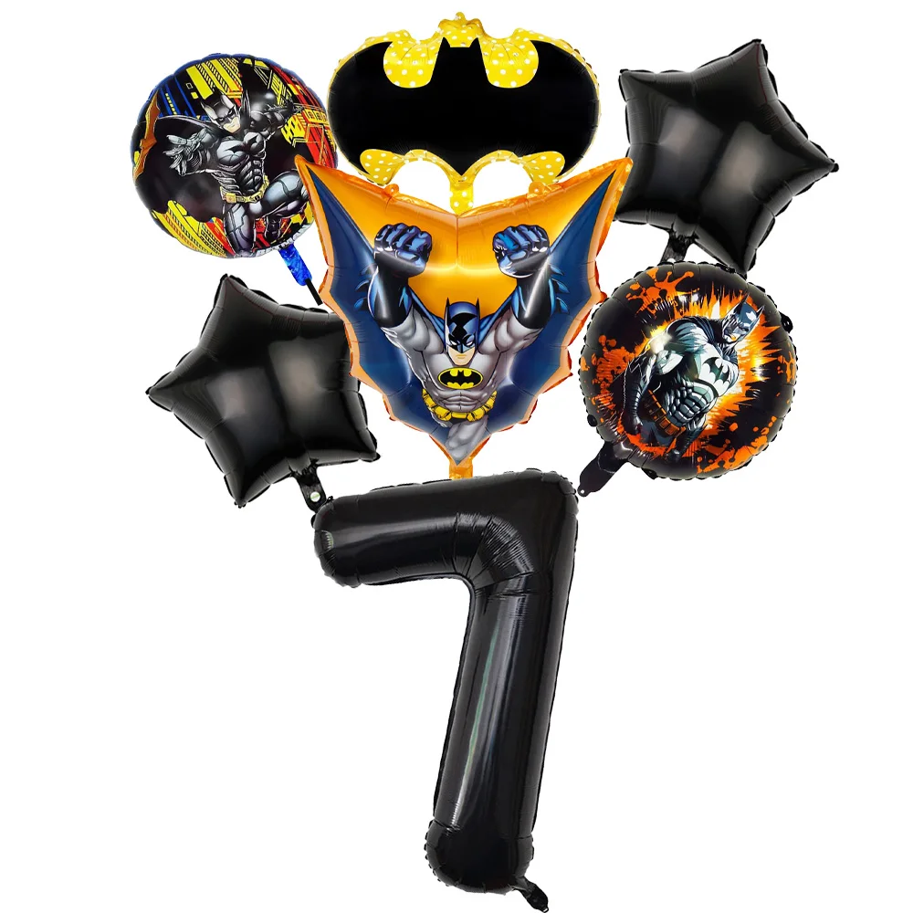 Hero Bats Geburtstagsdekorationen Fledermaus-Mann Themenparty-Zubehör Fledermaus-Luftballons Kindergeburtstagsgeschenke Babyparty-Zubehör – Detail 25
