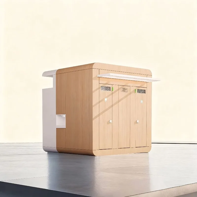 Toilette mobile intelligente da esterno ad alta capacità - Utilizzo per 6 persone, facile da trasportare