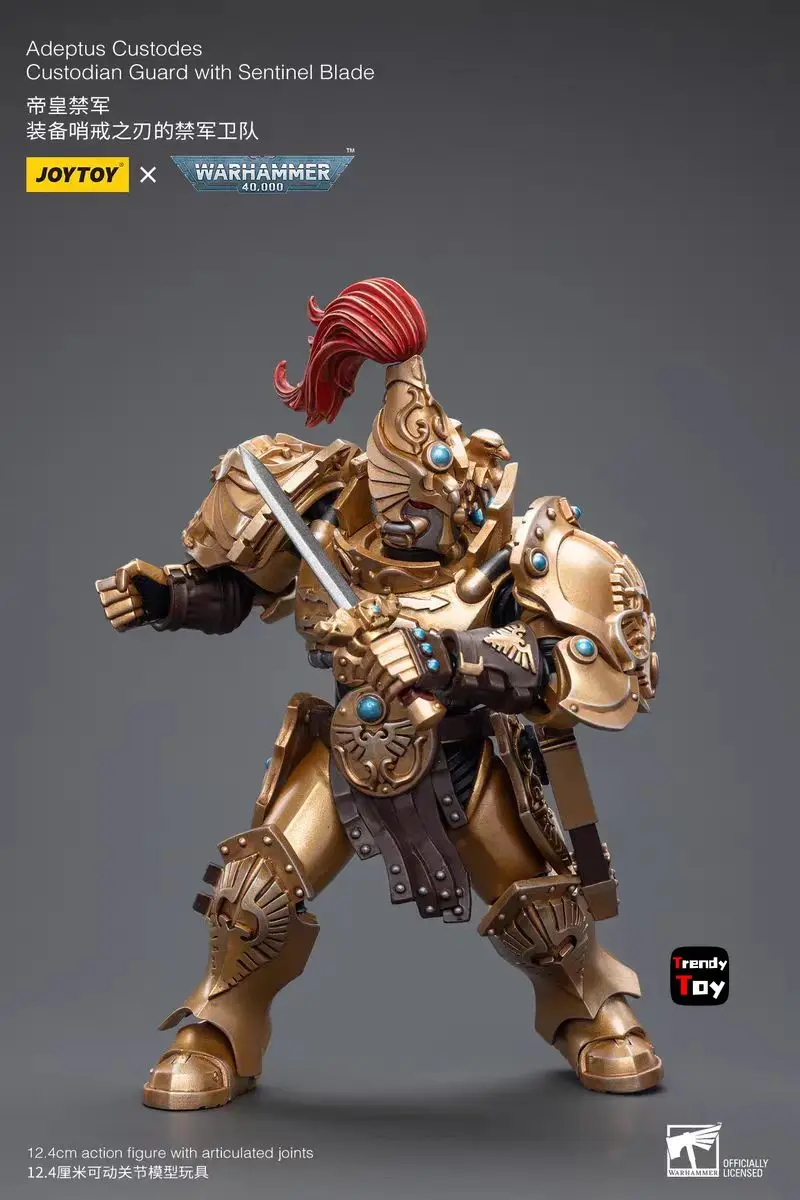 

【JOYTOY】Warhammer 40K Adeptus Custodian Guard with Sentinel Blade 1/18 Action Figure Toys