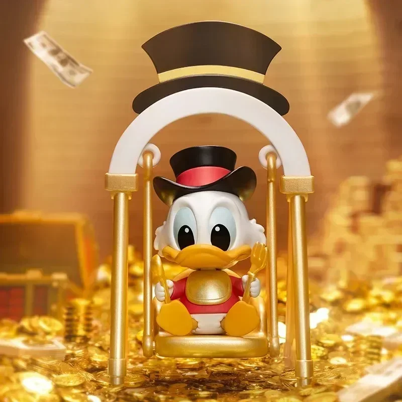 POP MART 디즈니 스윙 시리즈 블라인드 박스 게스 백 데스크탑 장식 귀여운 모델 선물 소녀 장난감 애니메이션