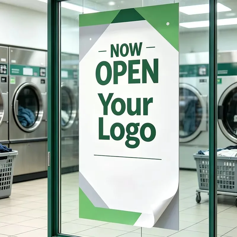 Custom Waterproof Discount Business Store Wall Decor Advertising Stickers Self-Adhesive Wall Stickers Restaurant Shop Promotion