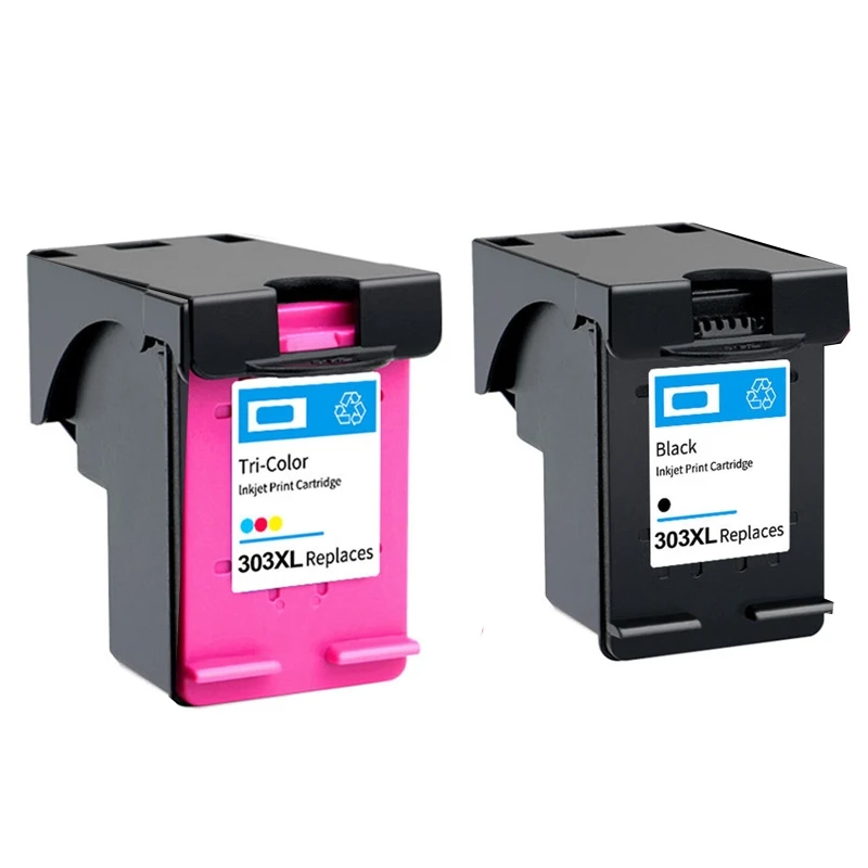 2024 New Remanufactured Ink Cartridge Replacement for HP 303 303XL (Black / Tri-color)