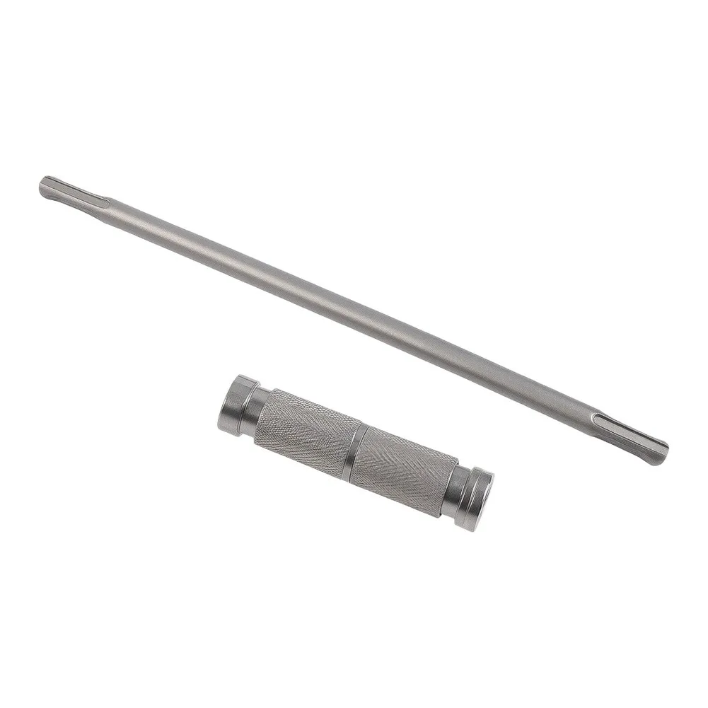 Double Headed Shank for sds Plus Extension Rod Chrome Vanadium Steel Material Broad Application Power Tools Power Tool Accessory