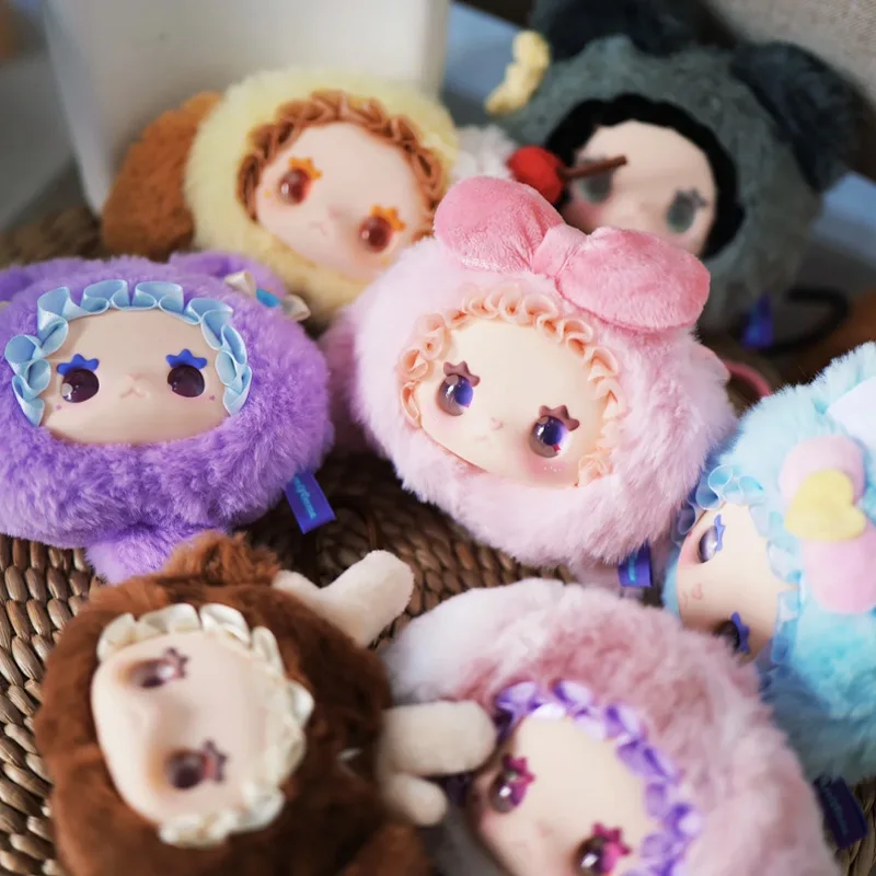 

Милые LOVELY EMMA пушистые маленькие шарики серии слепая коробка игрушки рюкзак кулон портмоне для хранения загадочная коробка сюрприз забавные подарки