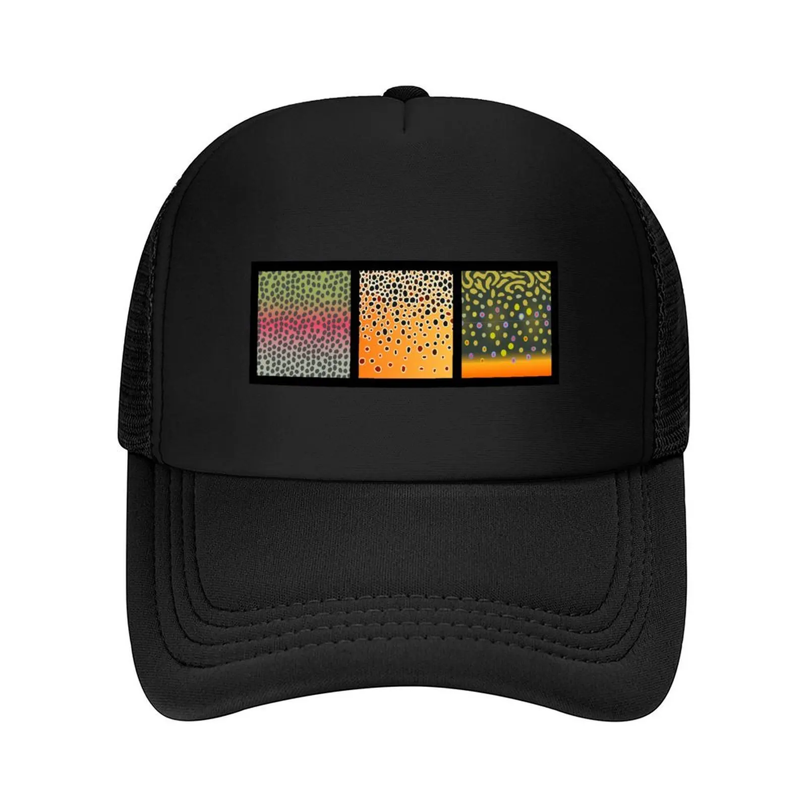 

Trout Trifecta Baseball Cap derby hat custom Hat Sunscreen Golf Hat Man Luxury Woman Men's