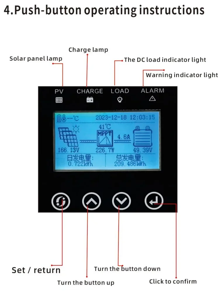 12 فولت 24 فولت 48 فولت 60 فولت MPPT العاكس للطاقة الشمسية 3000 واط 5000 الهجين العاكس مع وحدة تحكم بالطاقة الشمسية 30A/60A خارج الشبكة نقية شرط العاكس 110 فولت