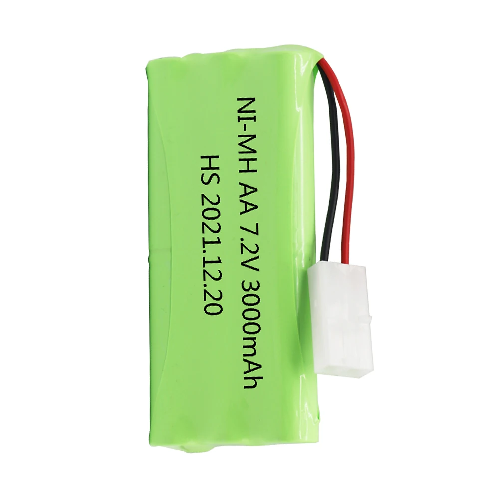 7.2V 3000mah NI-MH AA battery for Remote control electric toys boat car truck accessories upgrade 7.2 V 2400 mah aa nimh battery