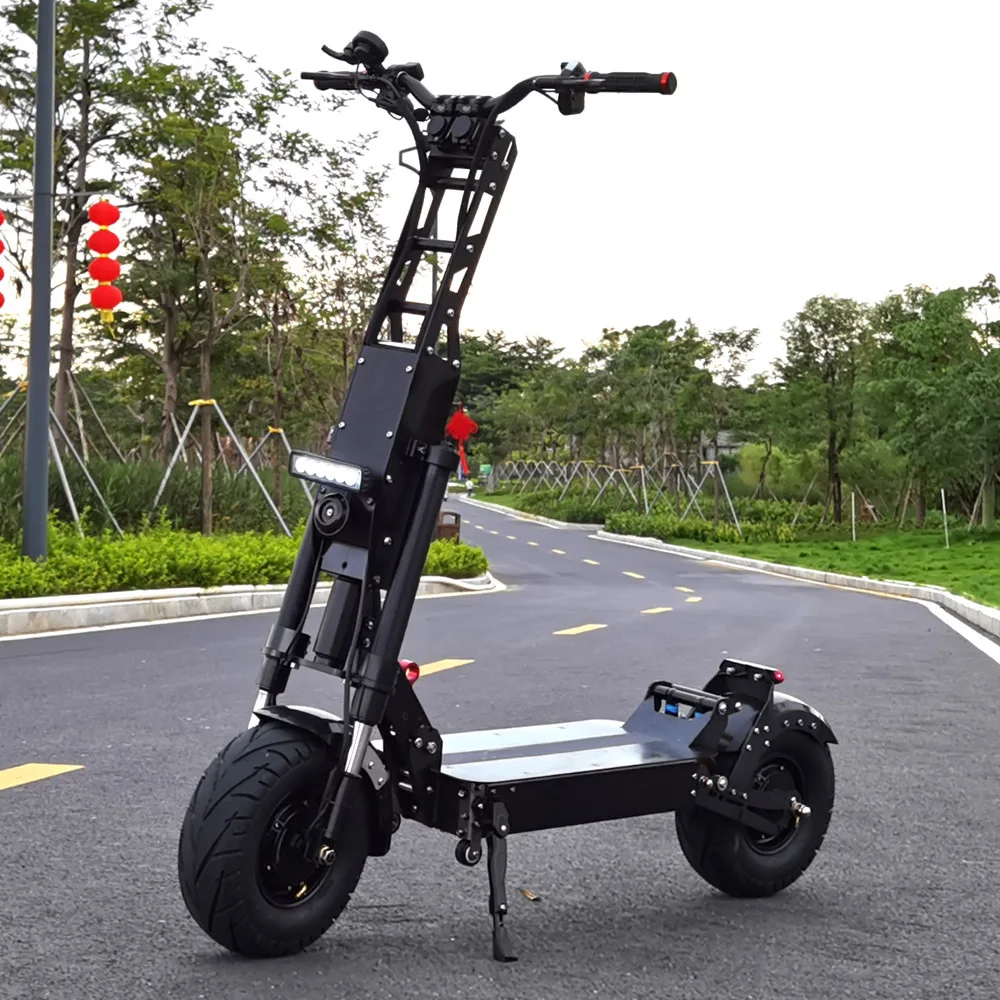 Geofought Escooter 8000W E Scooter Fat Tire 60V 72V Double Battery Dual Motor Off Road Electric Scooter With Seat