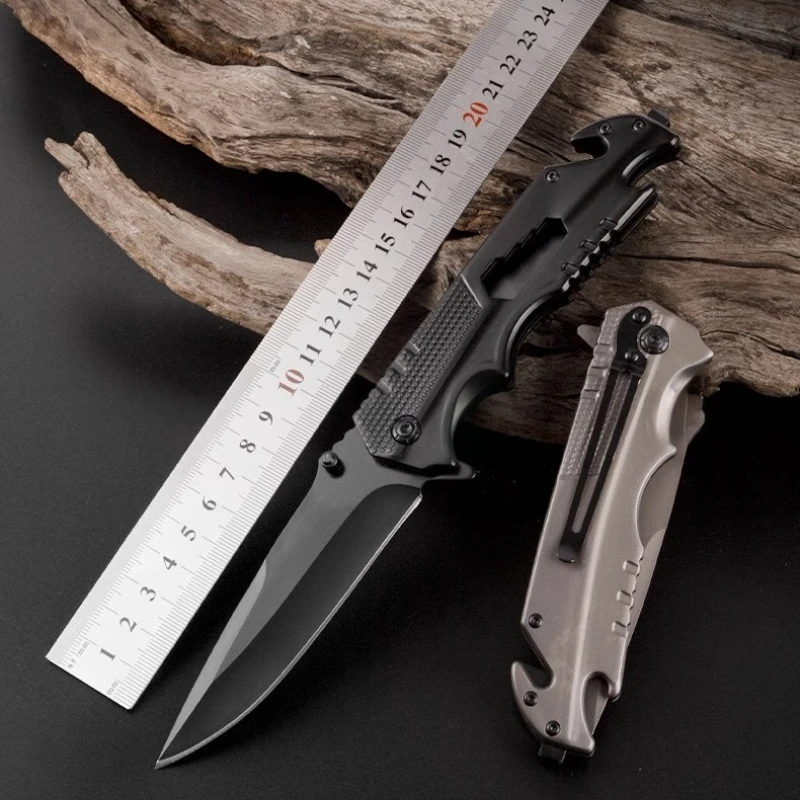 Multi-Function Folding Utility Knife Sharp Stainless Steel Kitchen Knife for Home Use Fruit Knife, Meat Cutting Knife, Peeling K view 5