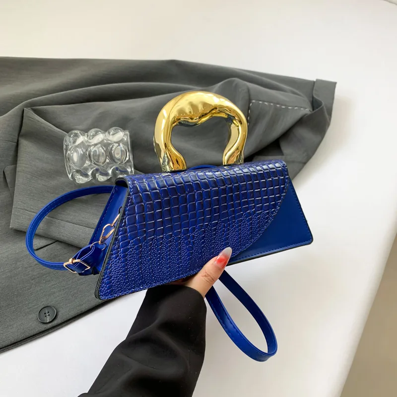 

Solid Alligator PU Shoulder and Crossbody Bags Personality Designer Style High Quality Hand Bags for Women 2024 Fashion Hot Sale