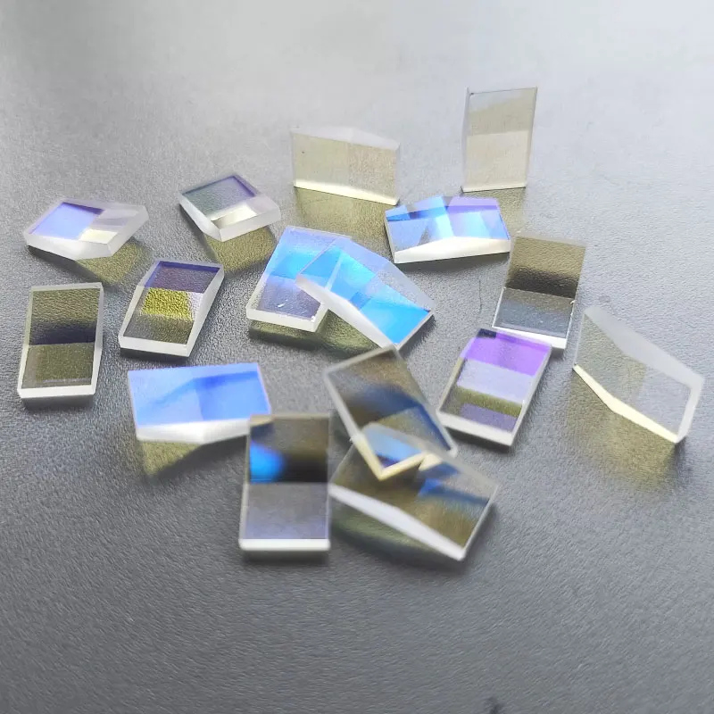20pcs 11x6mm Defective Optical Glass Prism DIY Colorful Decorations