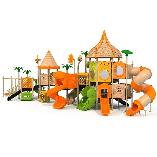 Amazon hot sale kids slide backyard decor play slide school playground equipment cheap swing for sale