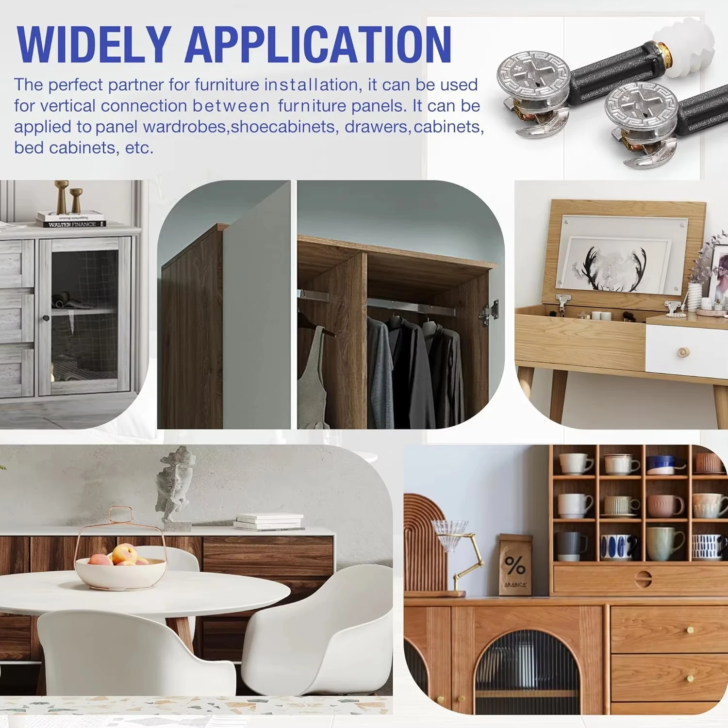 50 Sets 3 in 1 Furniture Conne - Furniture Joinery Hardware review and price