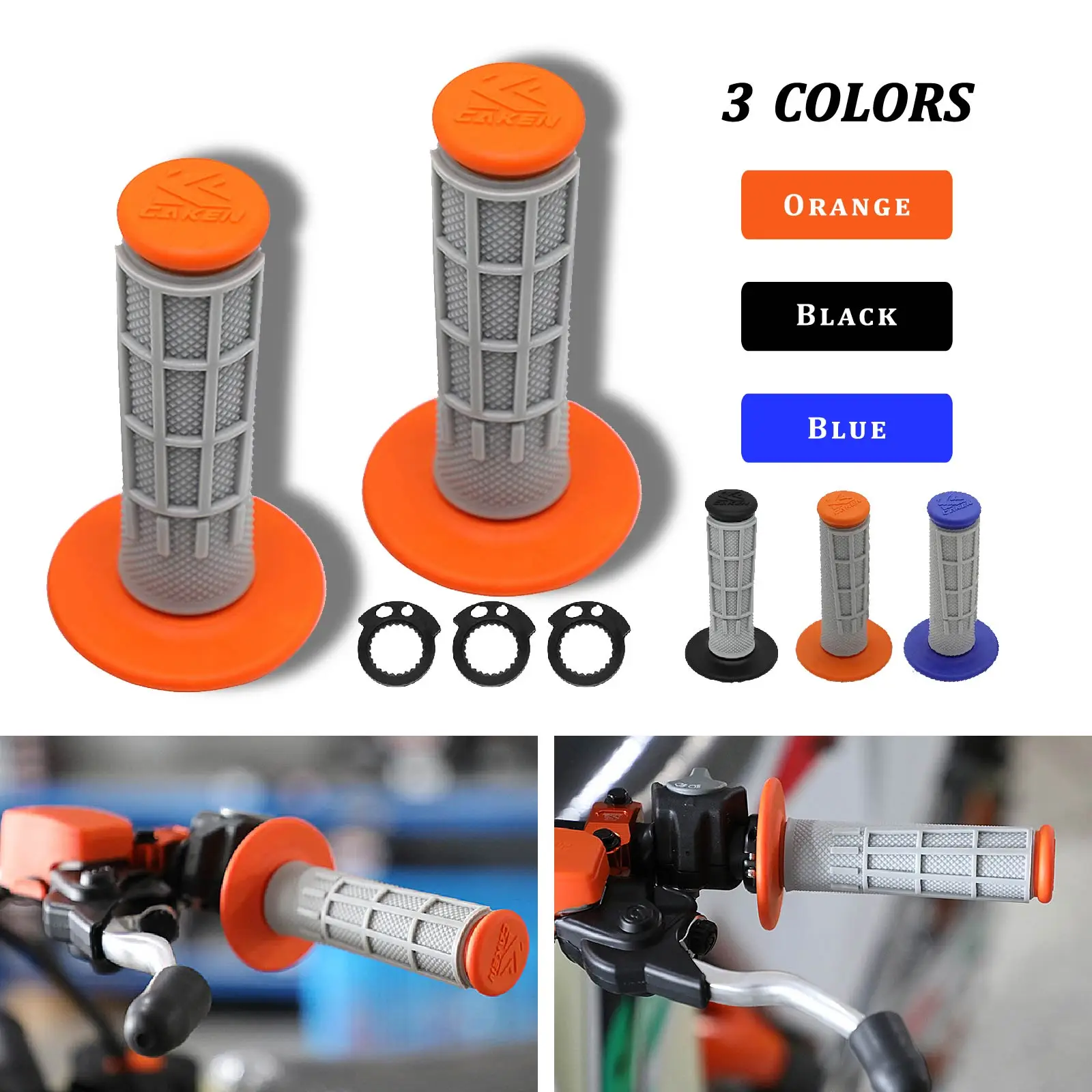 

Motorcycle NEW Handlebar Lock-on Grips For KTM SX SX-F EXC-F EXC XC XC-F XC-W TPI SIX DAYS 125-500 2008-2020 Enduro Dirt Bike