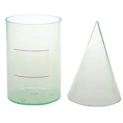 Cylinder Cone Volume Unit , Preschool Learning Supplies - Large