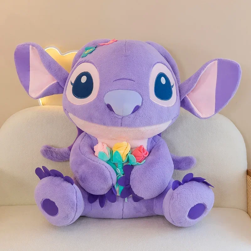 90CM Super big size Disney Stitch Stuffed Animal Plushies Comfortable Soft Doll Children's Birthday Gift Cartoon Anime Toy