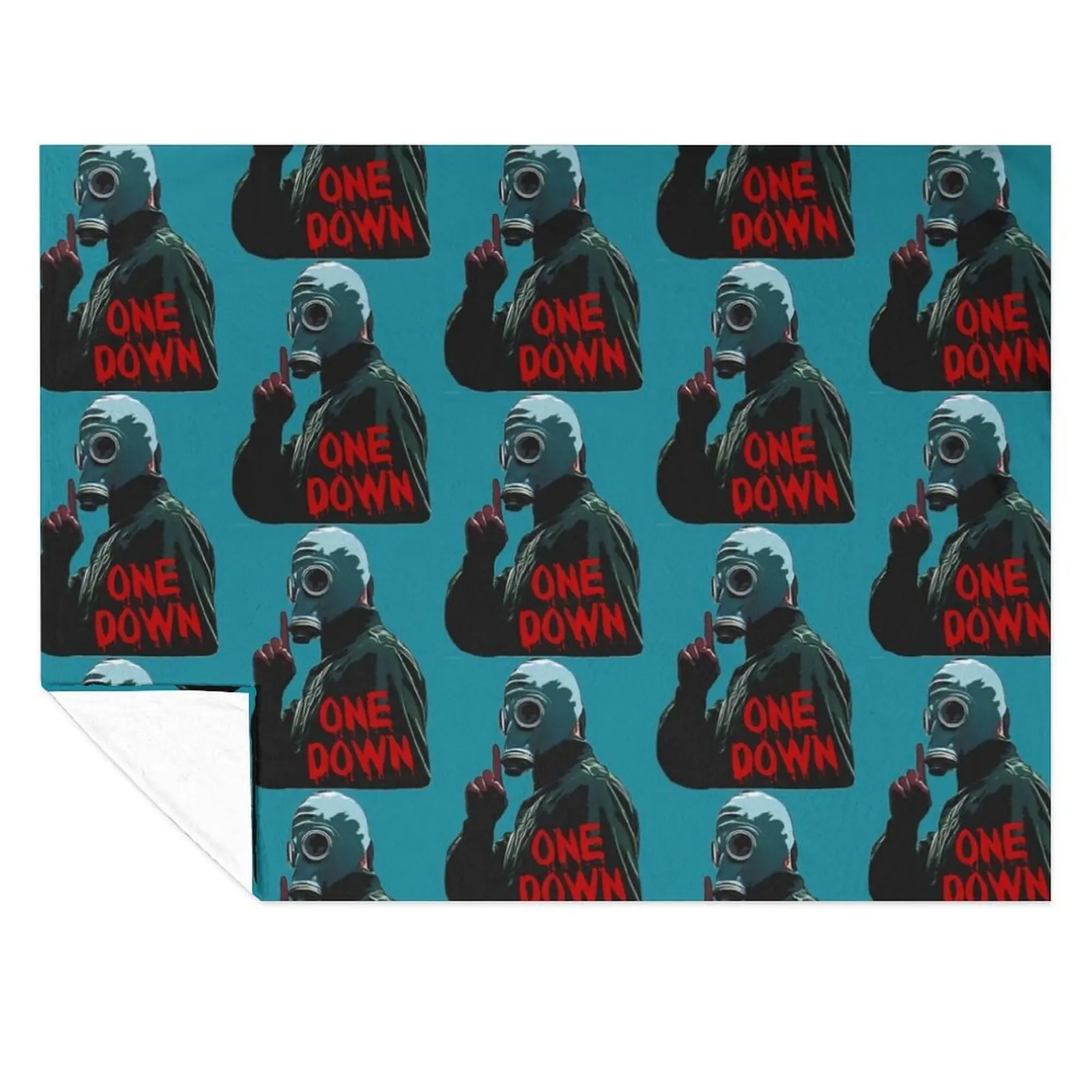 

One Down T Shirt - Dead Mans Shoes Style Throw Blanket Soft Decorative Sofa blankets ands Blankets