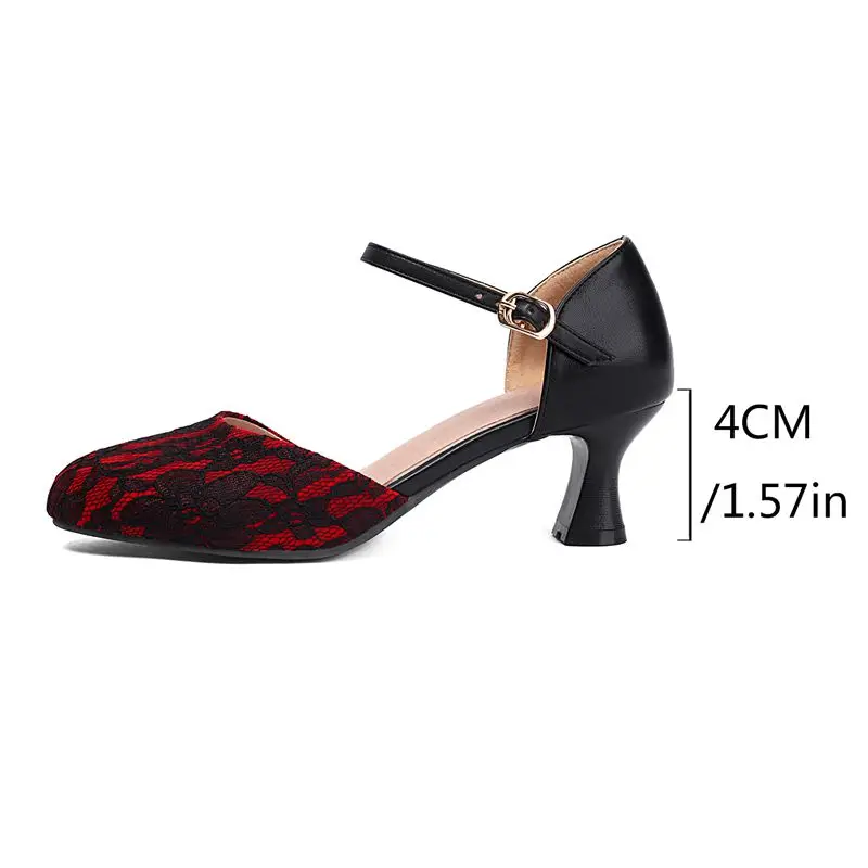 orcha-lisa-casual-design-women's-sandals-round-toe-4cm-small-heel-buckle-strap-mixed-color-large-size-46-48-summer-fashion-style