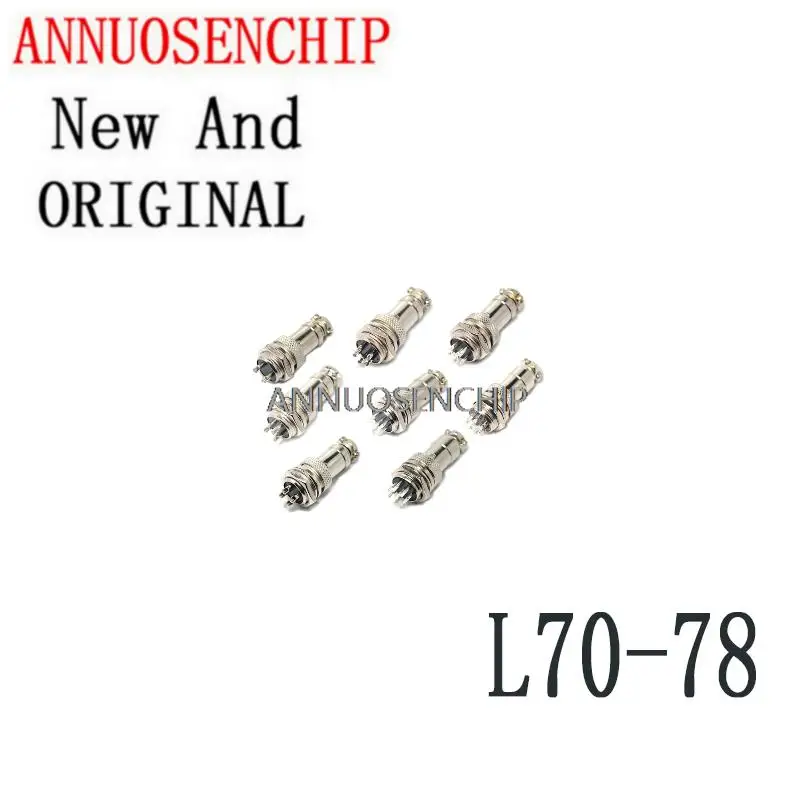 1set GX16 2/3/4/5/6/7/8/9 Pin Male & Female 16mm Circular Aviation Socket Plug Wire Panel Connector Free Shipping L70-78