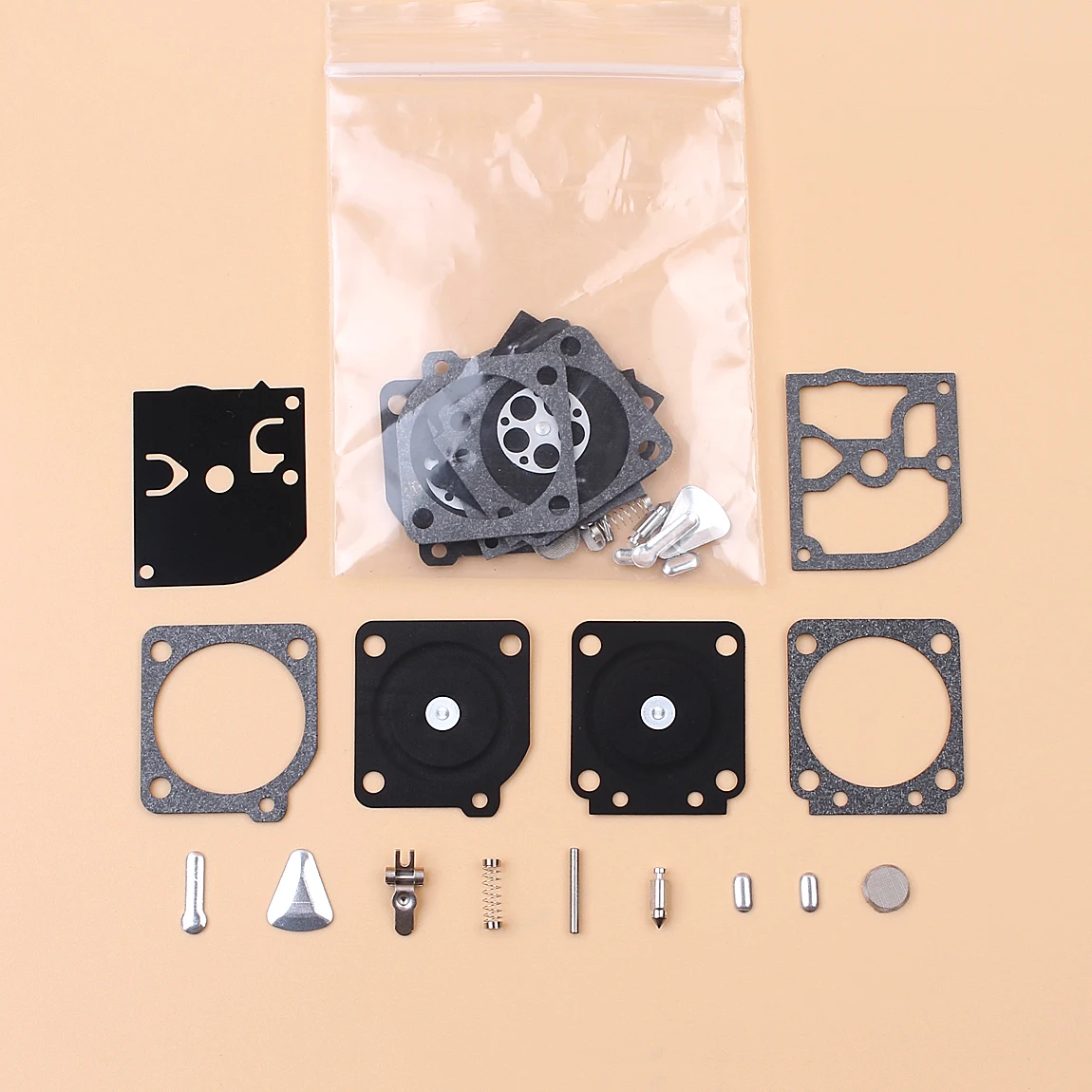2 Carburetor Diaphragm Repair Kit For STIHL 020 020T MS191 MS192T MS200 MS200T HUSQVARNA 113LD 123C 123L 322L 323L Zama C1Q Carb