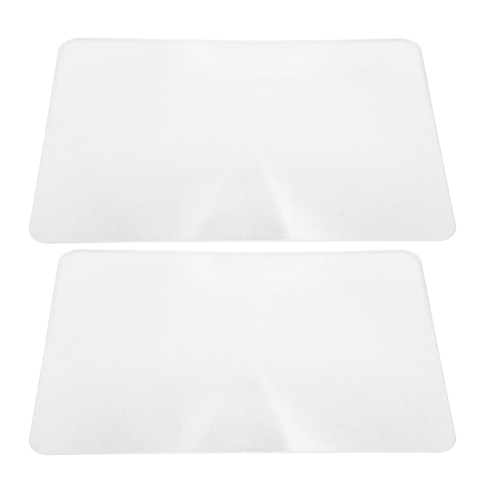 2pcs 3X Reading Magnifier Credit Card Sized Fresnel Lens For Books Jewelry Inspection Portable Pocket Use Handheld Magnifying