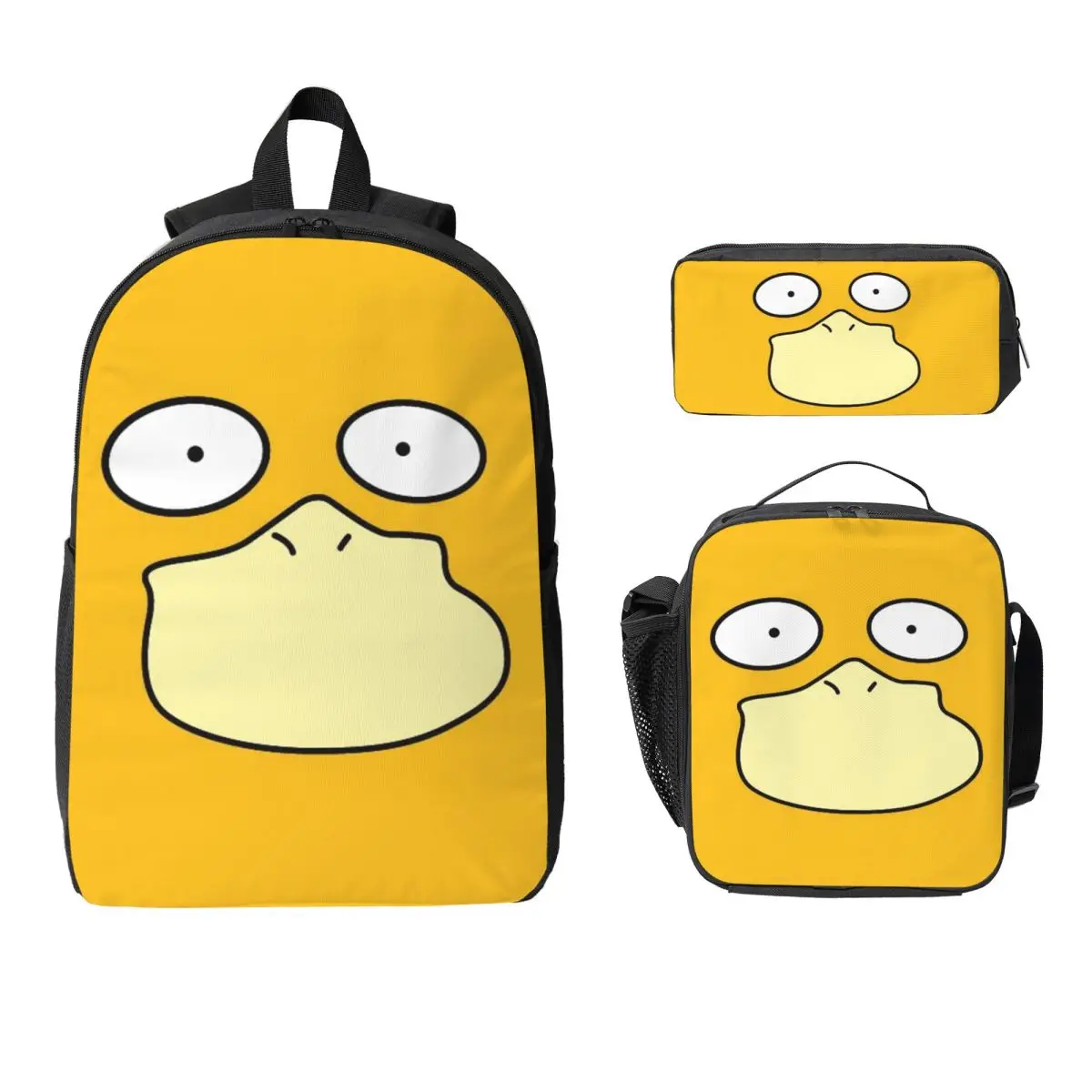 

3Pcs Pokemoned School bags Set for Kids Pen Bags Backpack Sets with Lunch Box For School Students Knapsack