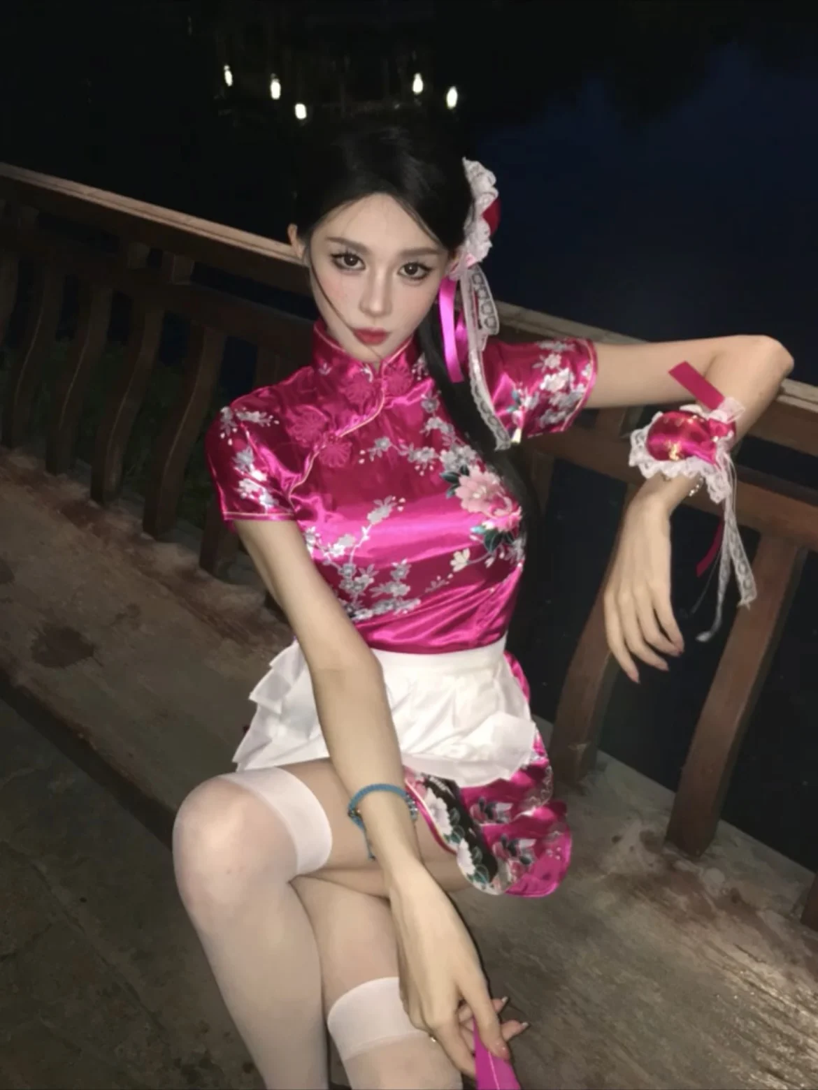 新しい中国風スレドール ローリーン シサス コスプレ ソフトガール メイドスカート オルト デイリーウェア