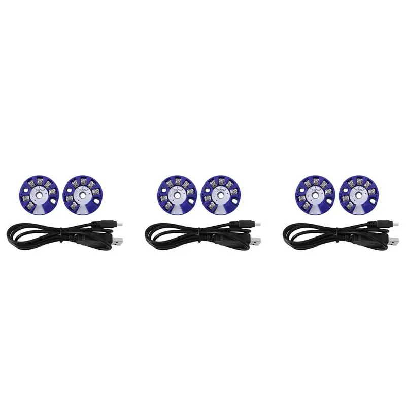 A98E-6X Programmable Thermocouple RTD PT100 To 4-20MA Converter TC RTD Input 4-20MA Output Temperature Transmitter