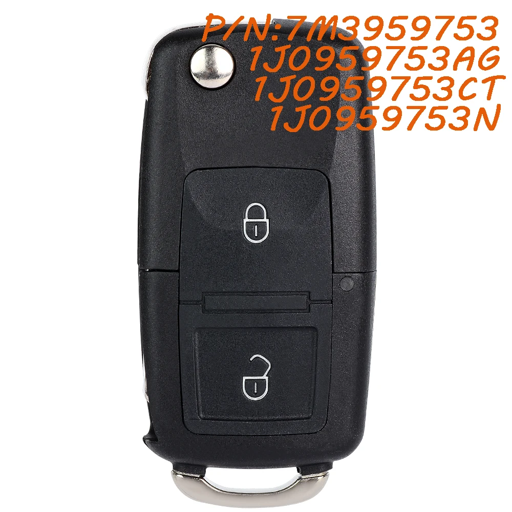 

7M3959753 1J0959753AG 1J0959753CT 1J0959753N Remote Key Fob for Volkswagen Golf 4 5 Passat B5 B6 Touran Sharan MK4 Bora Polo