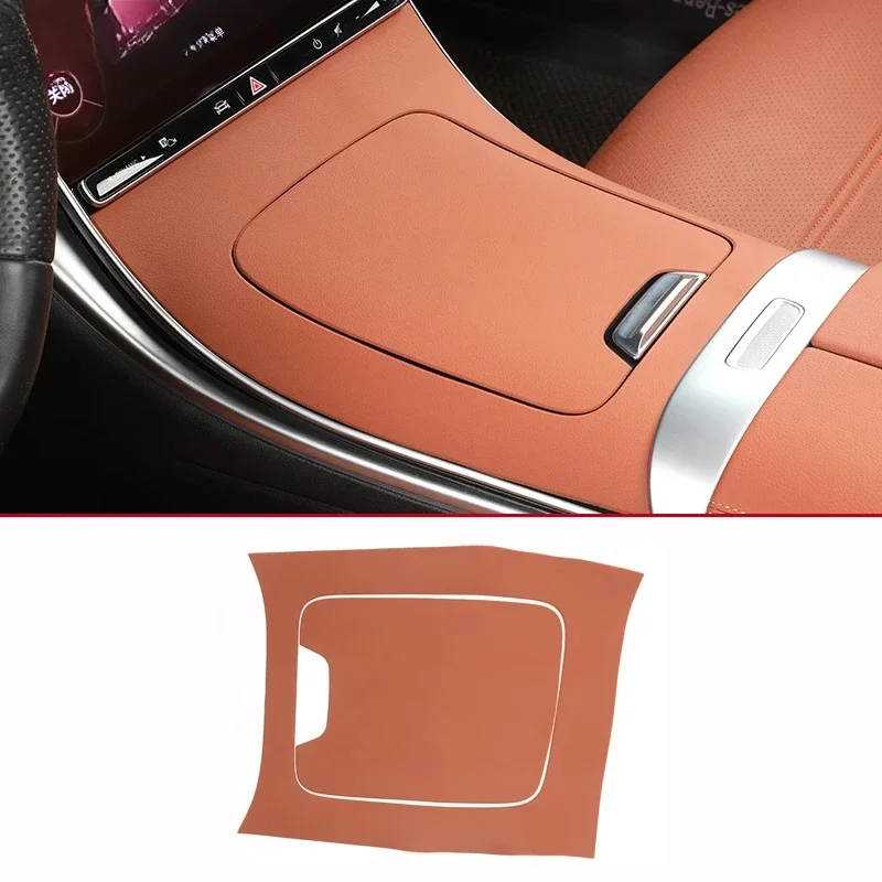 For Mercedes Benz C GLC CLE Class W206 X254 Car Center Console Silicone Panel Cover Trim Frame Interior Modification Accessories