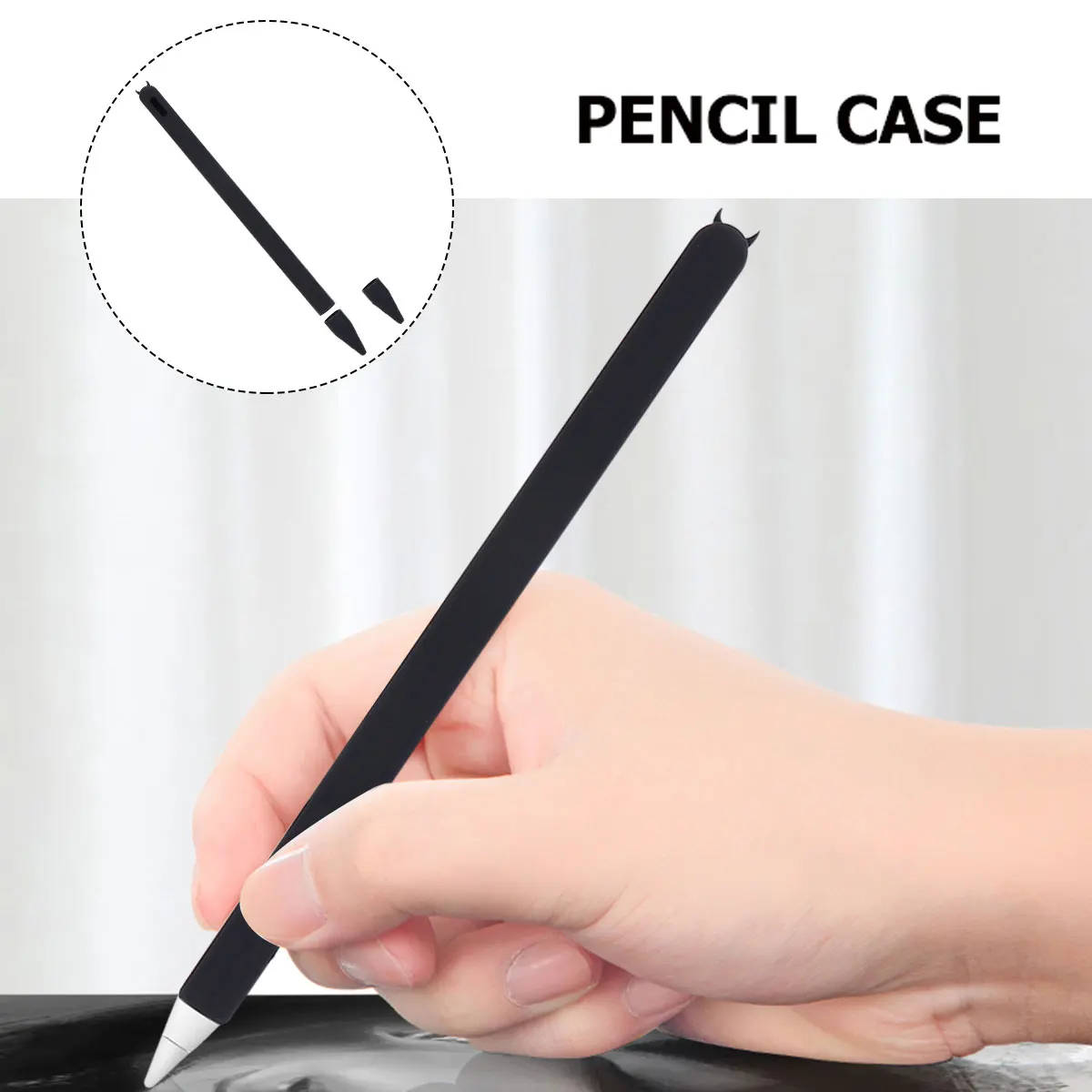 

Pen Case Silicone Cover Pencil Non-slip Tip Protective Silica Gel Stylus Holder
