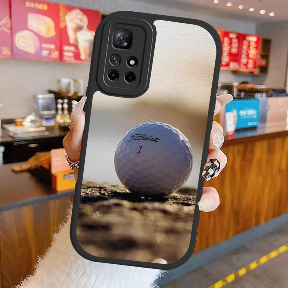 Xiaomi Redmi用ラムスキンフォンケース,スポーツg-golfボールg-golfタイトリスト,プロ8,11,12 t pro,10,11,12,poco,11i,12x ultra