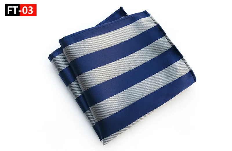 Fashion Striped Plaid Pockets Square Yellow Red for Man Party Business Office Wedding Gift Accessories Handkerchiefs