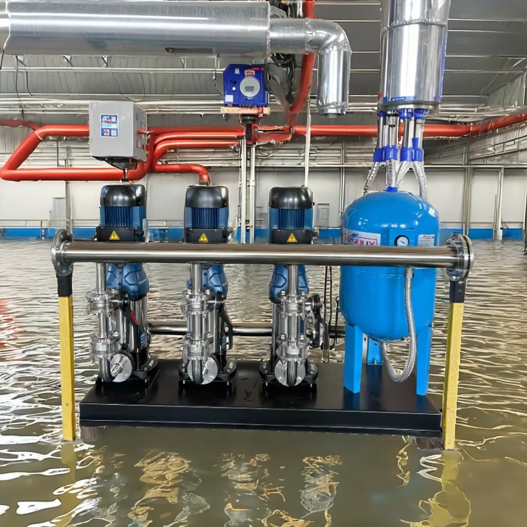 10000 Psi High Pressure Marine Sea Water AC Pump Vertical Centrifugal Multistage Booster Jockey Pump Temperature Control HVAC
