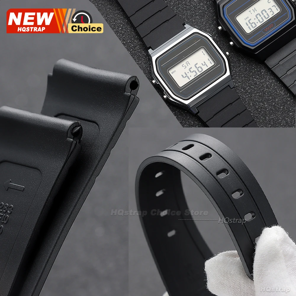 Universal Rubber Strap for Casio Watch Band 18mm 12mm 14mm 16mm 22mm 20mm for Women Men Waterproof Bracelet Silicone WatchStrap image 4