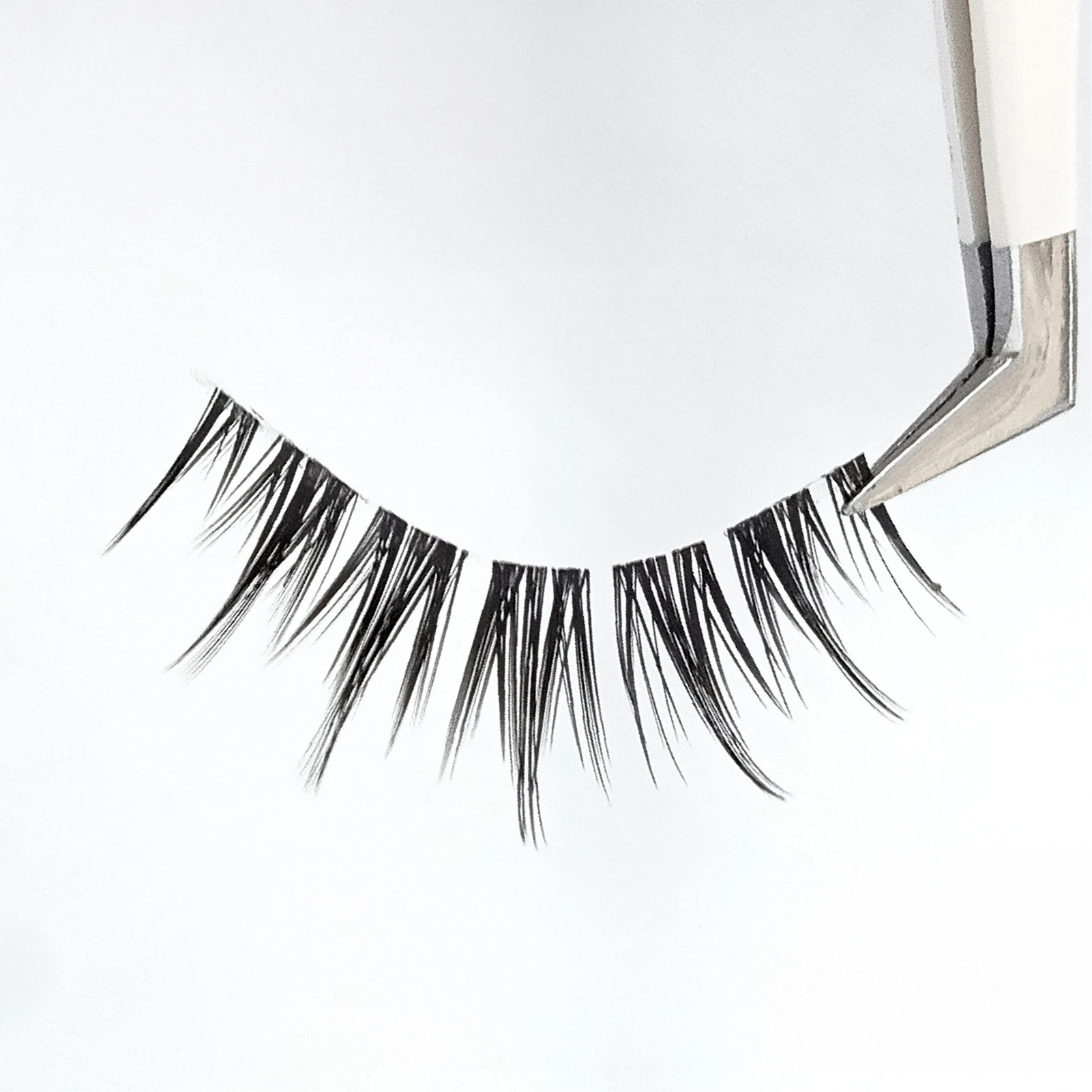 Diy cílios postiços mangá tiras completas cauda de peixe cluster cílios banda transparente natural macio diário cosplay cílios falsos suprimentos