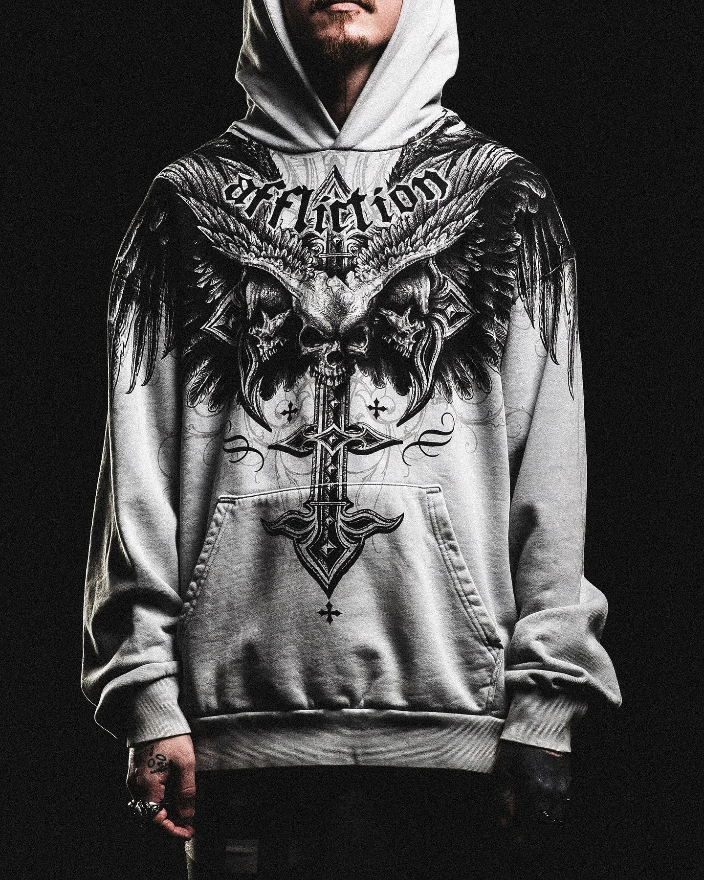 Vintage Hip Hop Skull Printing Oversized Hoodies Women Y2k Fashion Zipper Sweater Couples Grunge Harajuku Gothic Tops