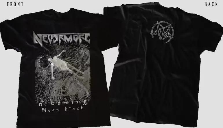 New Dtg/Dtf printed T-shirt - NEVERMORE-T Shirt 2-sided