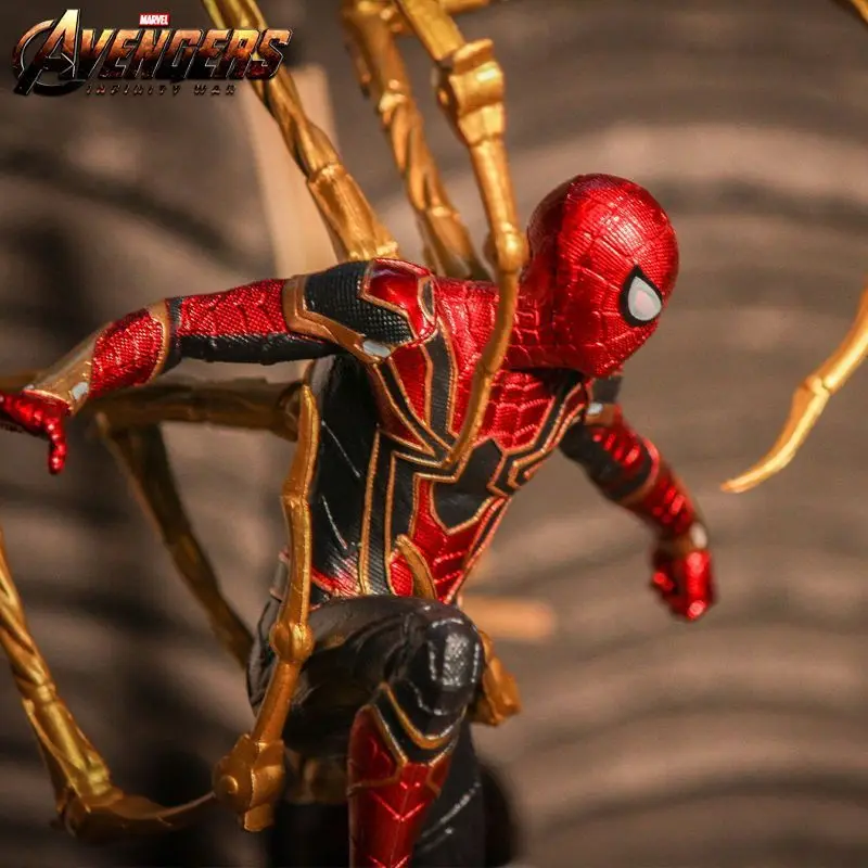 Marvel Spider-Man: No Way Home Action Figure Standing and Squatting Anime Figures Collection Desk Ornament Toy Boy هدية عيد ميلاد
