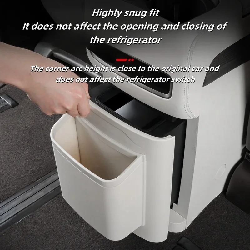 For DENZA D9 2024 Refrigerator Kick Resistant Cover Multifunctional with trash can protector Storage interior modification