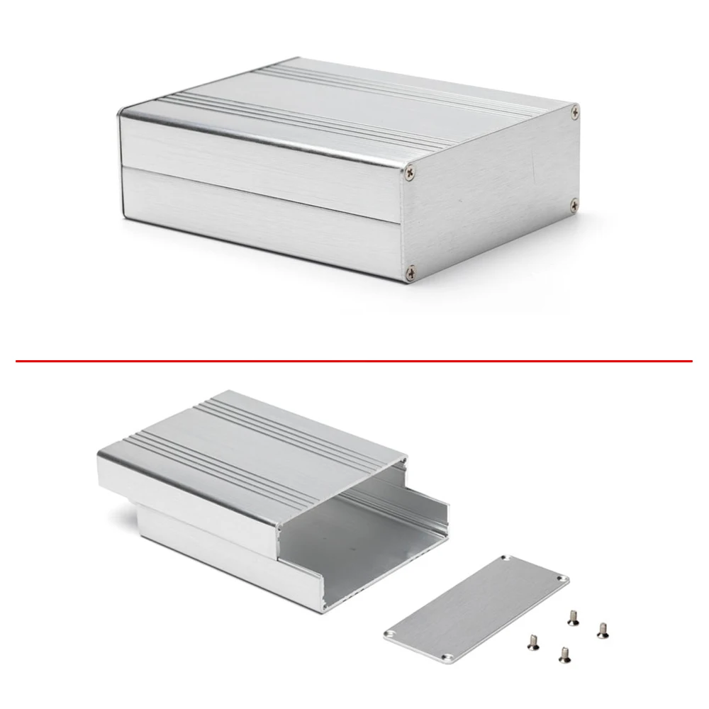 Custom Metal Housing Battery Electrica Case Outdoor Telecom Electronic Enclosures Aluminum Instrument Box H11 90*36MM