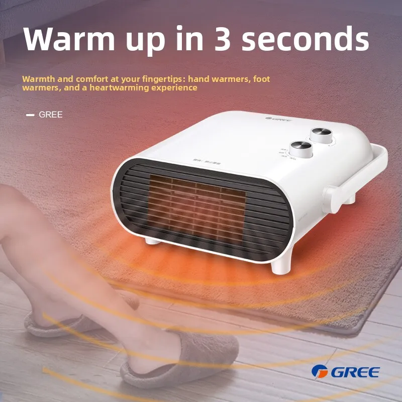 

Bathroom Wall Mounted Heater Waterproof Fast Heating Electric Warm Air Fan 2000W Dual Desk-Wall Use 3-Level Heating Safe Quiet