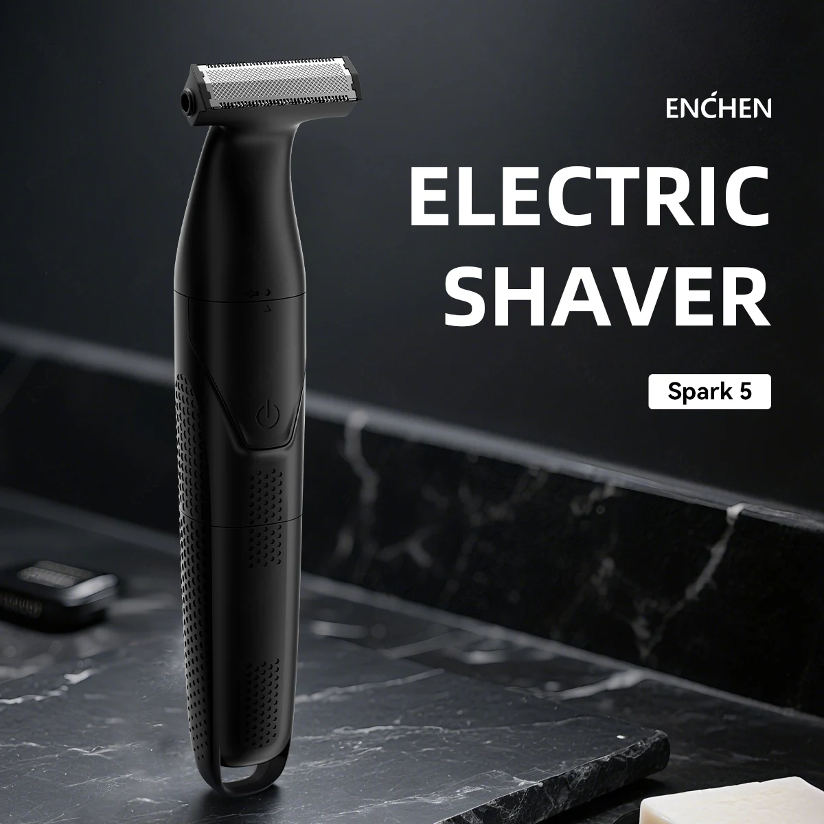 

ENCHEN Spark 5 Hair Removal Shaver IPX6 Waterproof Electric Trimmer For Whole Body 6500RPM Low Noise Motor With 5 Guided Combs
