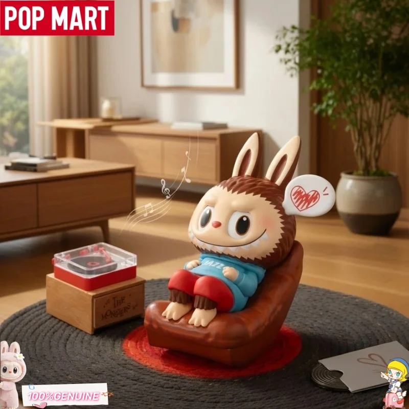 

Коллекционная фигурка POPMART Labubu Jazz Musician из серии The Monsters: креативный настольный декор, игрушка-подарок для фанатов, украшение для дома и офиса