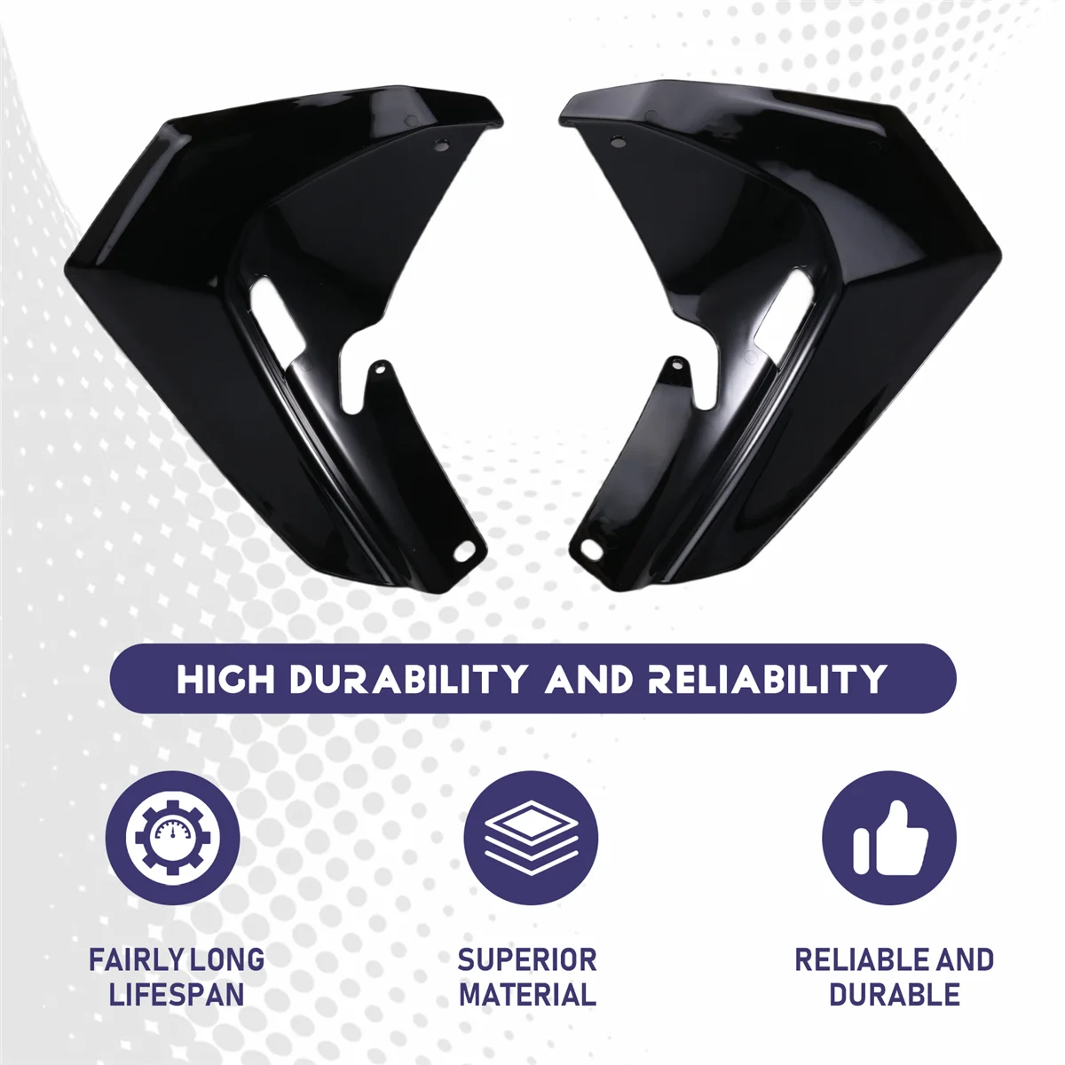 

Motorcycles Lower Air Deflectors for BMW R1300GS 2023-2025 Windshield R 1300 GS R1300 GS Side Spoilers Deflector,C