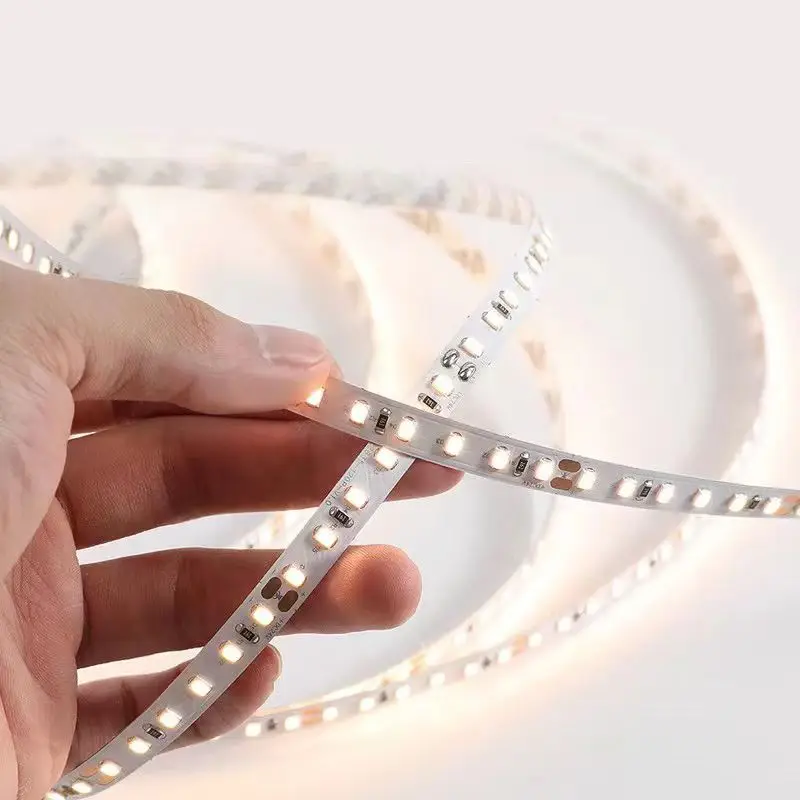 3Years Guarantee High CRI 90 2835 12V 24V 2835 White LED Light Strips CCT For Home 8mm Width 120LED/m 5m No-Waterproof