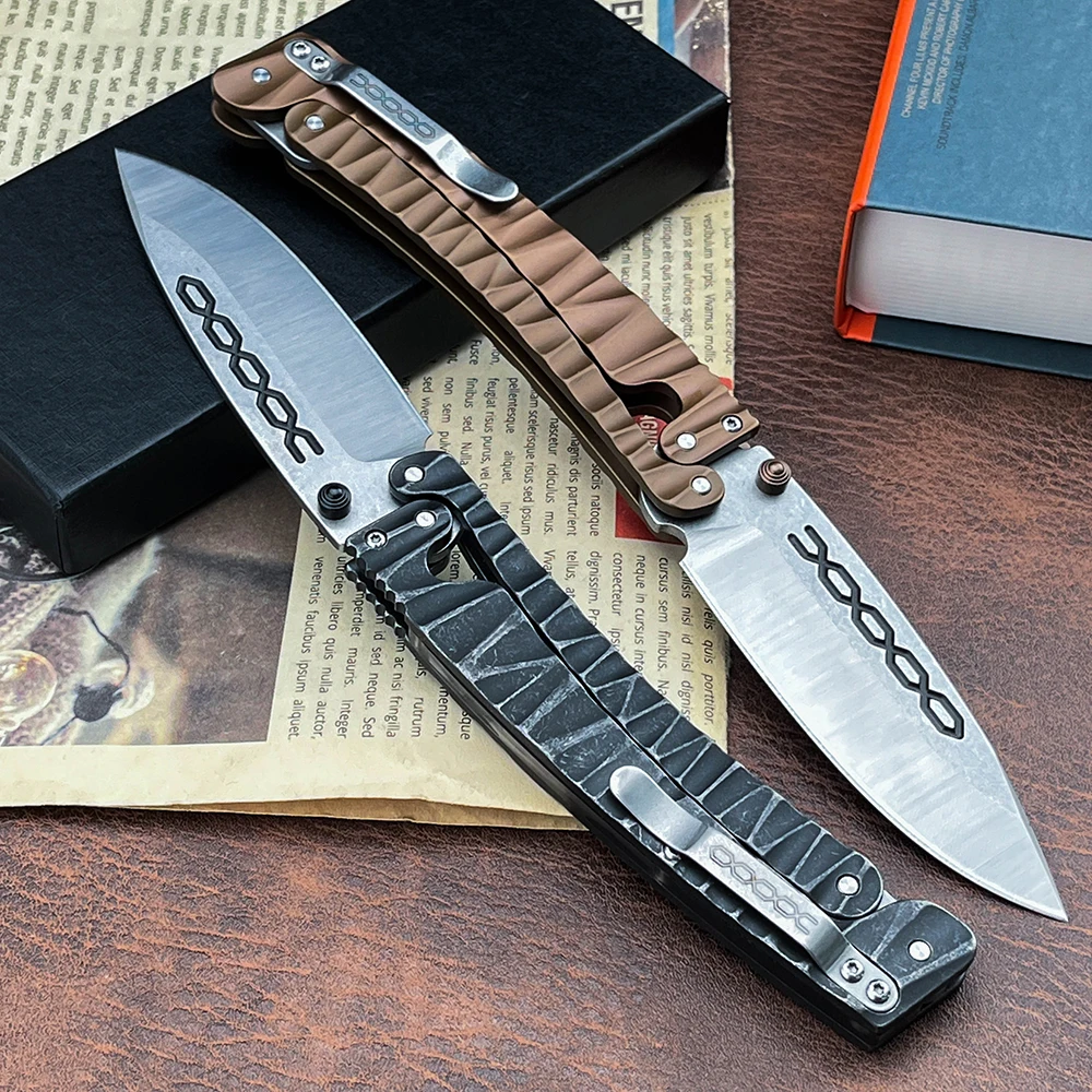 

Полностью стальной уличный складной нож D2, лезвие 420, стальная ручка, приключение, выживание, охота, утилита, карманный нож, тактические спасательные инструменты